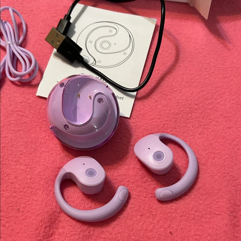 Black Bluetooth Earphones